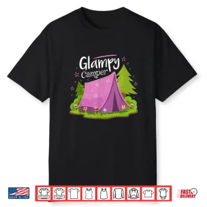 Glampy Camper Caravan Camping Glamping Gear Gift Shirt