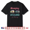Glamping Squad Glamper Friends Camping Camper Girl Vacation Shirt