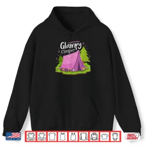 Hoodie Glampy Camper Caravan Camping Glamping Gear Gift Shirt