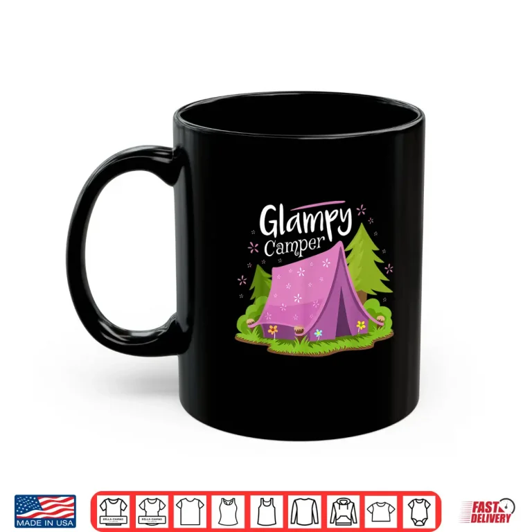 Mug Glampy Camper Caravan Camping Glamping Gear Gift Shirt