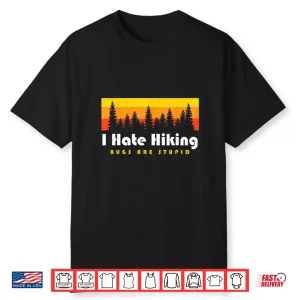 Indoorsy Glamping Introvert Homebody I Hate Hiking Bugs Shirt
