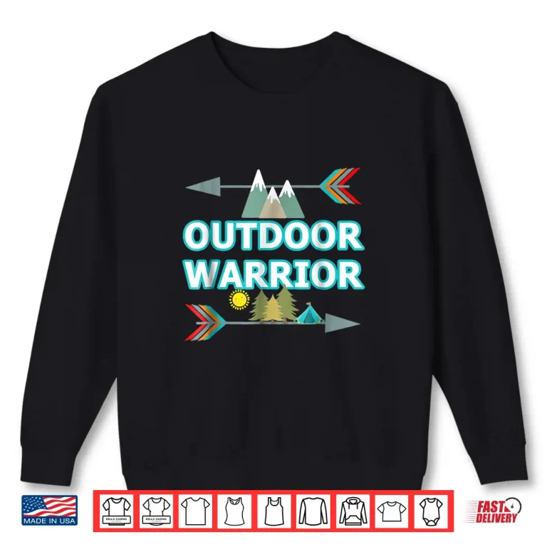 Sweatshirt Outdoor Warrior Shirt Camper Arrows Outdoor Glamper Shirt