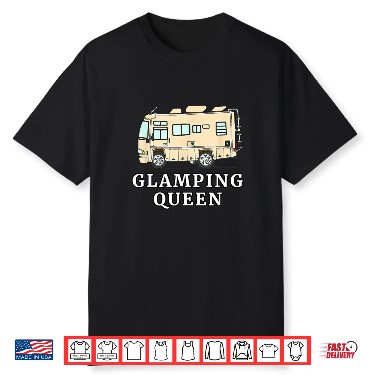 Rv Motorhome Glamping Queen Shirt Rv Motorhome Glamping Queen Shirt