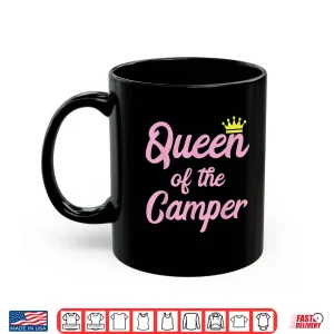 Mug Queen Of The Camper Cute Matching King and Queen Camping Shirt