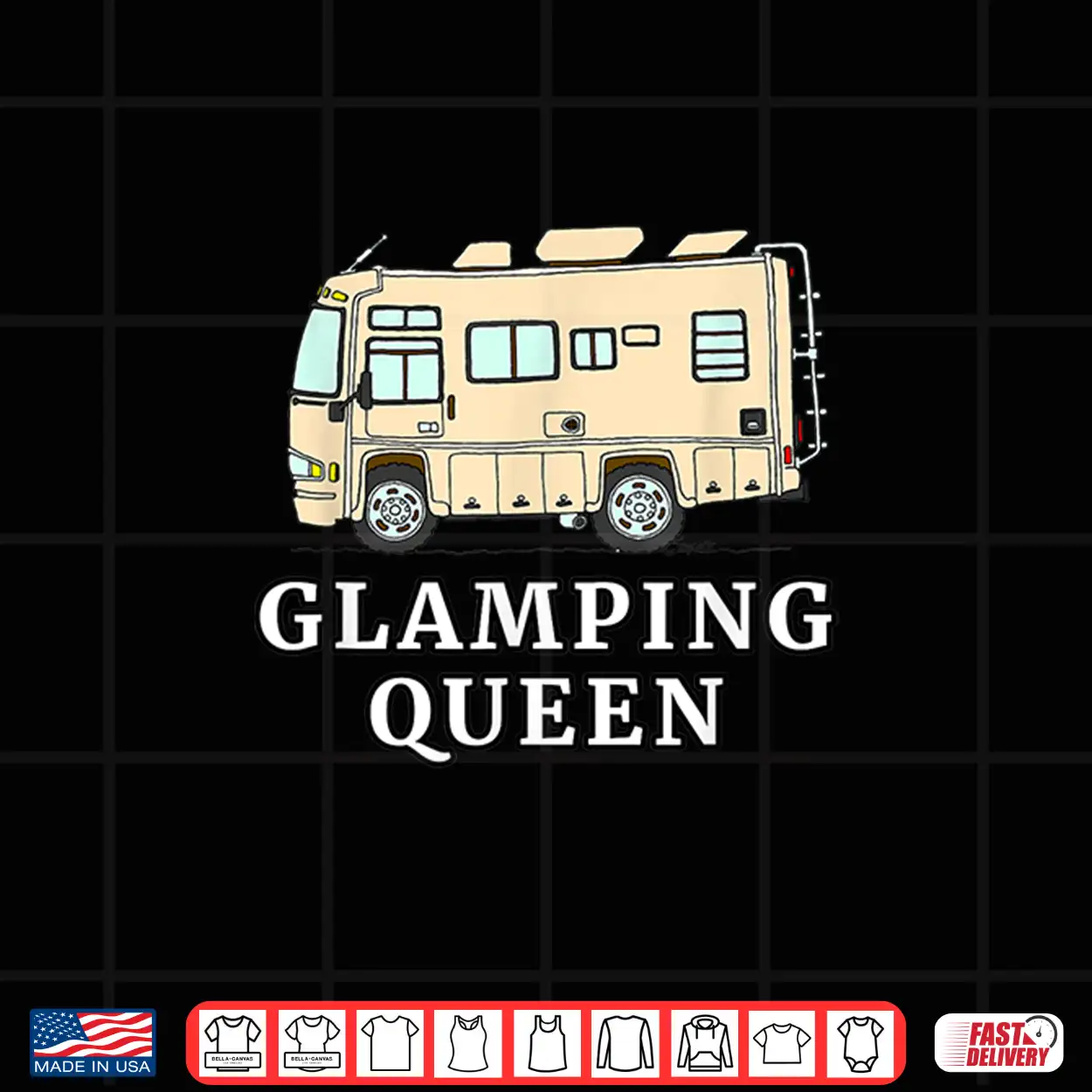 Rv Motorhome Glamping Queen Shirt Rv Motorhome Glamping Queen Shirt