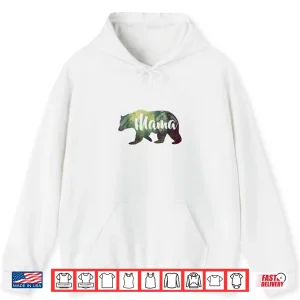 Women'S Mama Bear & Forest Shirt Awesome Camping Tee 1 Hoodie Womens Mama Bear Forest Shirt Awesome Camping Tee