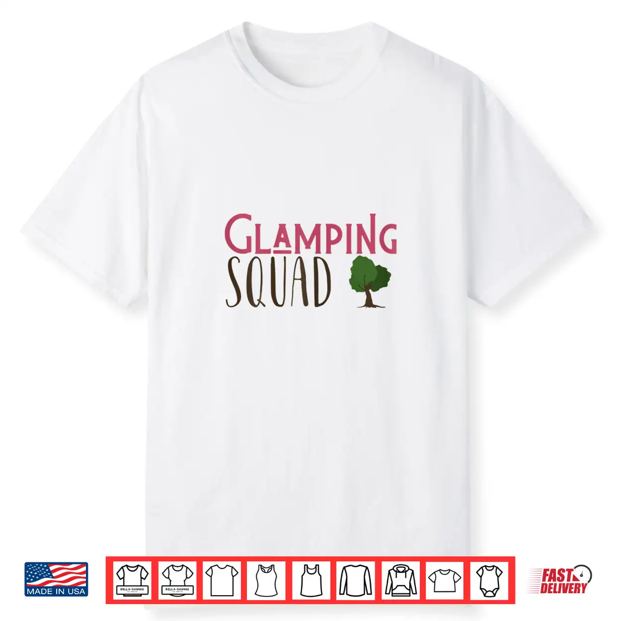 Womens Glamping Squad Camp Gifts For Girls Part Of Glamp Squad Shirt Womens Glamping Squad Camp Gifts For Girls Part Of Glamp Squad Shirt