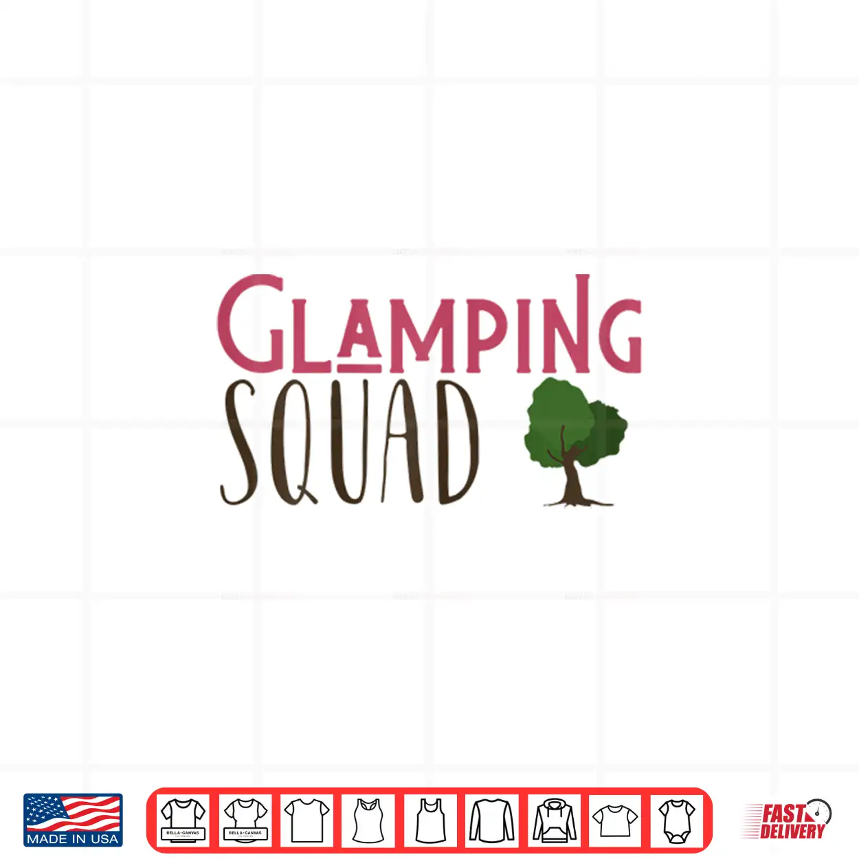 Womens Glamping Squad Camp Gifts For Girls Part Of Glamp Squad Shirt Womens Glamping Squad Camp Gifts For Girls Part Of Glamp Squad Shirt