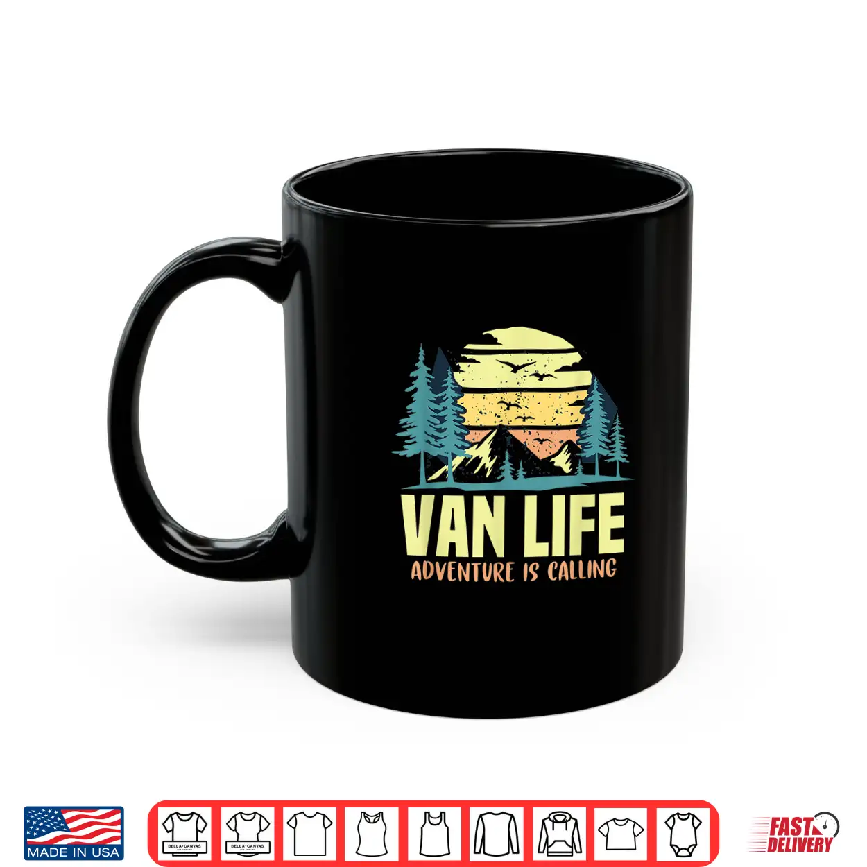 Adventure Is Calling Living The Van Life Gift For Campers Rv Shirt Adventure Is Calling Living The Van Life Gift For Campers Rv Shirt