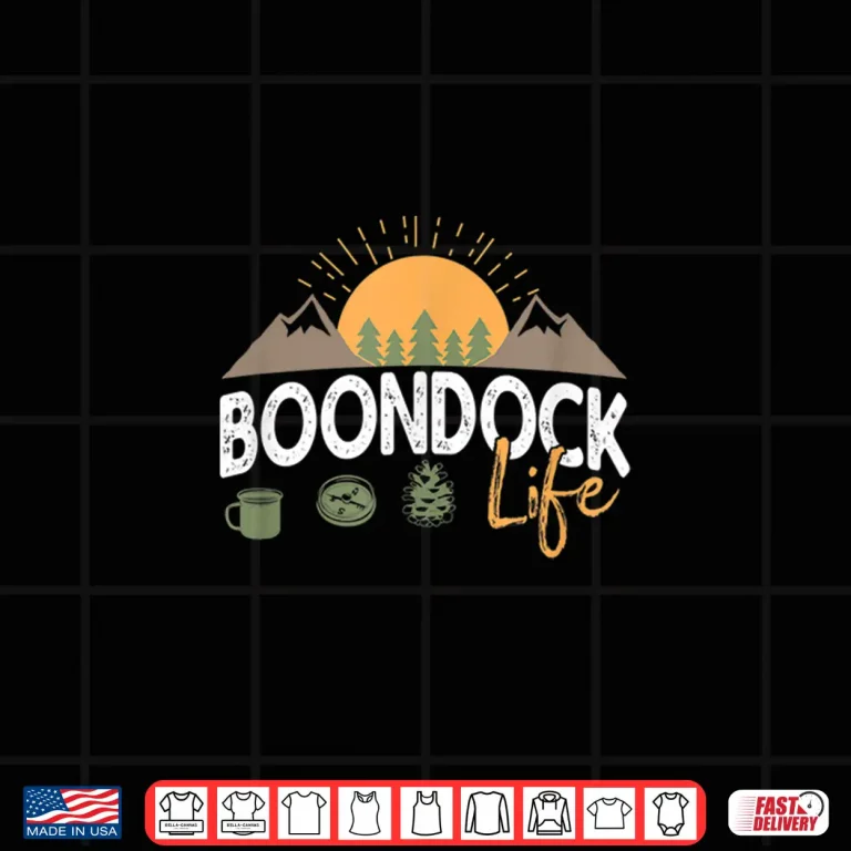 Design Boondock Life RV Travel Camping Overlanding 4x4 Adventure Shirt
