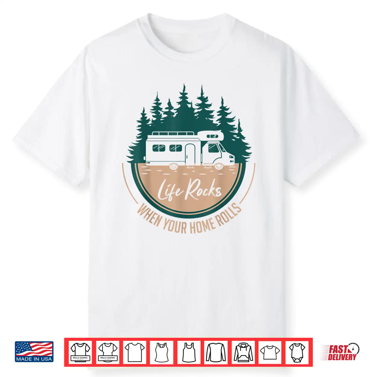 Rv Camper Life Rocks When Your Home Rolls Shirt Rv Camper Life Rocks When Your Home Rolls Shirt