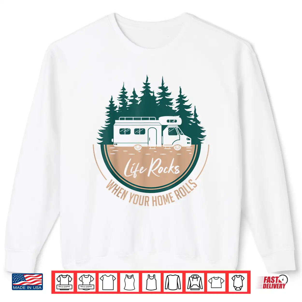 Rv Camper Life Rocks When Your Home Rolls Shirt Rv Camper Life Rocks When Your Home Rolls Shirt