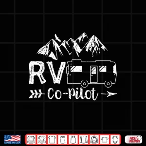 Design RV Co Pilot Shirt Camper Life Camping Hiking Outdoors