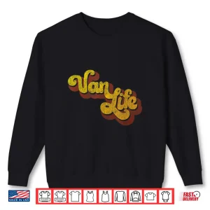Vanlife Retro Distressed Van Life Logo Shirt 2 Sweatshirt Vanlife Retro Distressed Van Life logo Shirt