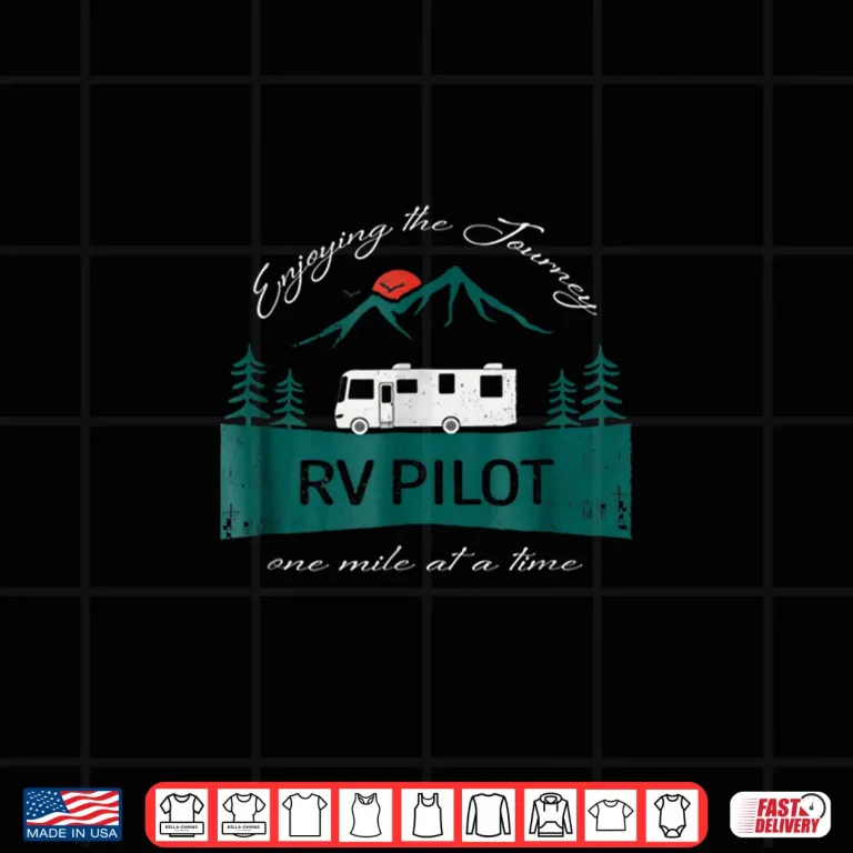 Design Funny RV Pilot Motorhome Camping Shirt