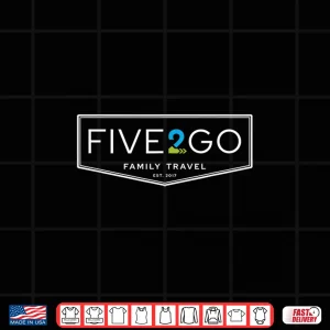 New Five2Go Logo (White) Shirt 4 Design NEW FIVE2GO LOGO White Shirt