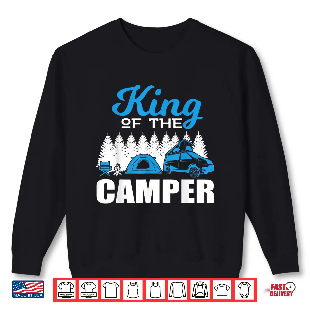 Rv Life Camper Shirt King Of The Camper Gift Idea Shirt Shirt Rv Life Camper Shirt King Of The Camper Gift Idea Shirt Shirt