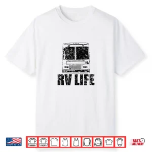 Rv Life Retro Class A   Motorhome Travels Shirt