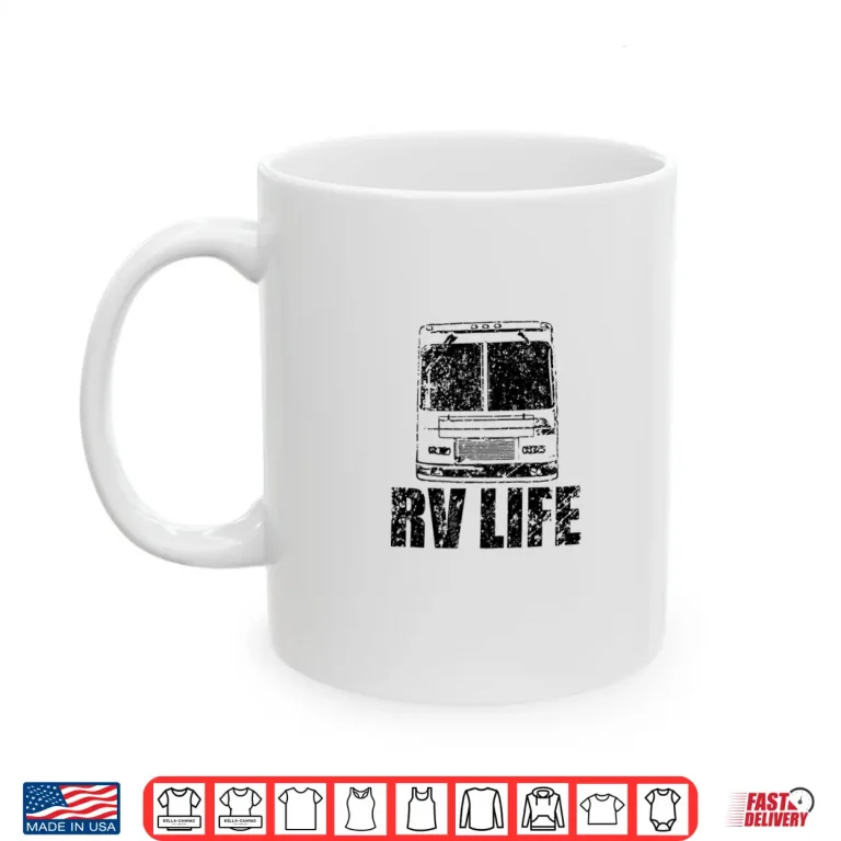 Mug RV Life Retro Class A Motorhome Travels Shirt