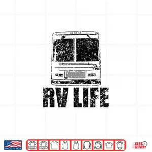 Rv Life Retro Class A Motorhome Travels Shirt 4 Design RV Life Retro Class A Motorhome Travels Shirt