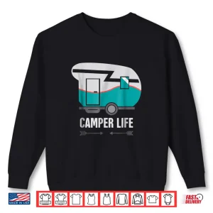 Sweatshirt Retro CAMPER LIFE Funny RV Camper Shirt