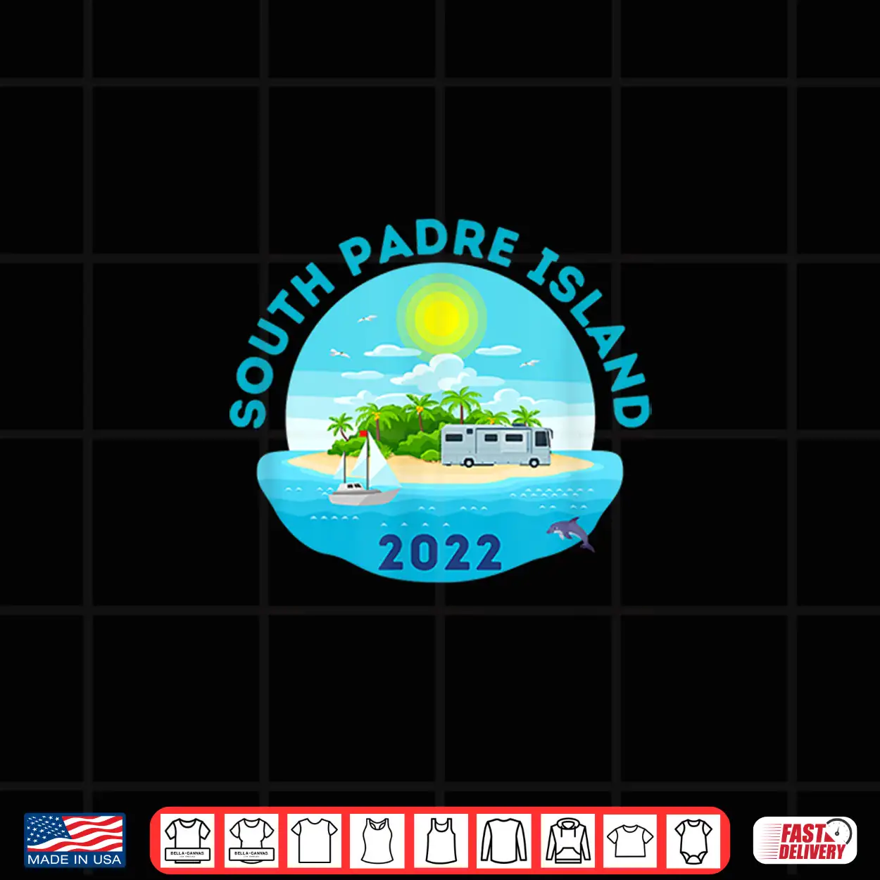 South Padre Island Rv Life 2022 Bus Shirt South Padre Island Rv Life 2022 Bus Shirt