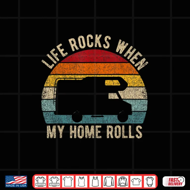 Design Van Life Clothing Retro Vintage Camper Van Vanlife RV Shirt