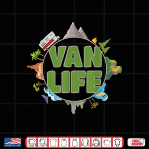Van Life And Van Dweller Vanlife Nomads Road Trip Rv Pilot Shirt 4 Design Van Life and Van Dweller Vanlife Nomads Road Trip RV Pilot Shirt