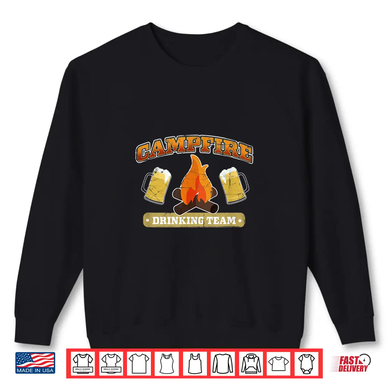 Campfire Drinking Team Camping Life Adventure Smores Shirt Campfire Drinking Team Camping Life Adventure Smores Shirt