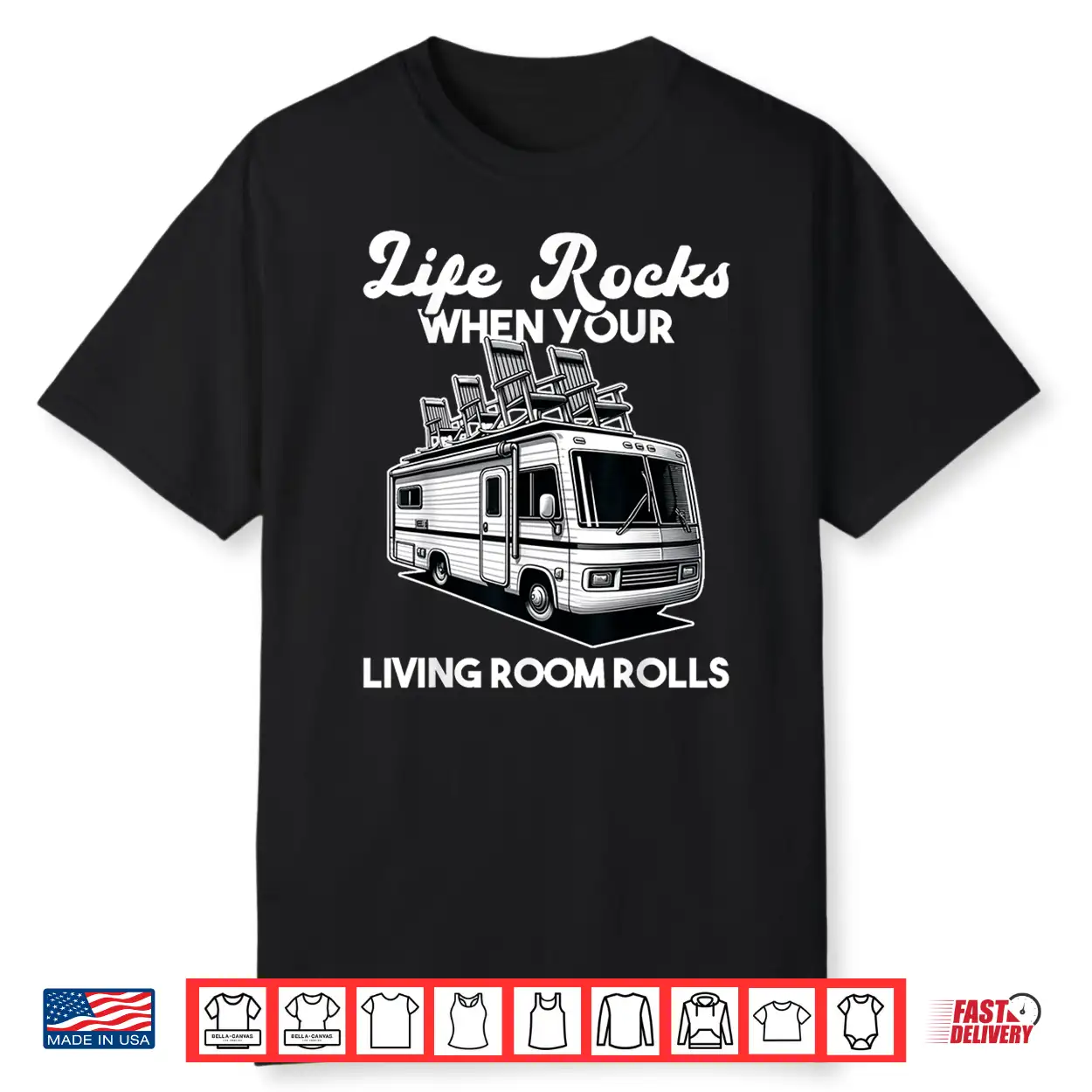 Life Rocks Rv Motorhome Camper Camping Shirt Life Rocks Rv Motorhome Camper Camping Shirt