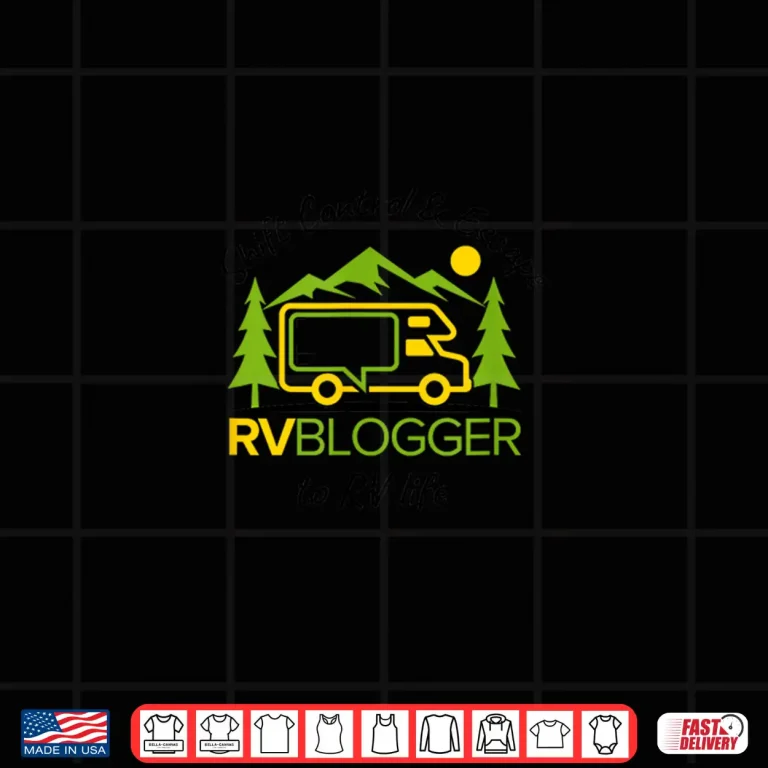 Design Shift Control Escape to RV Life RVBlogger Shirt