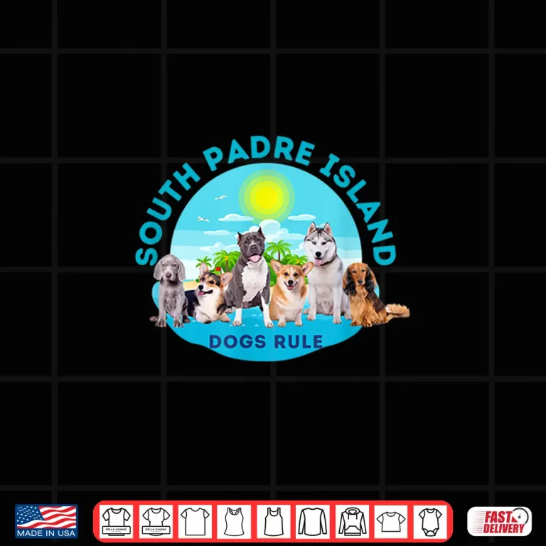 Design South Padre Island Dogs Rule Shirt