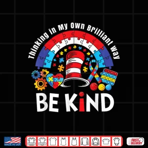 Design Autism Awareness Teacher Be Kind Why Fit in Doctor Cat Hat Shirt