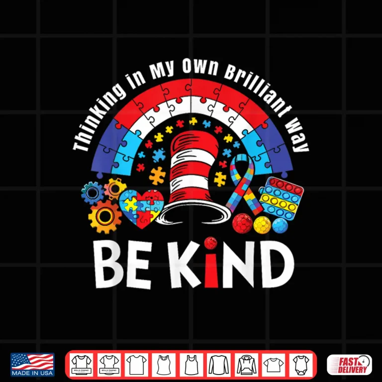 Design Autism Awareness Teacher Be Kind Why Fit in Doctor Cat Hat Shirt