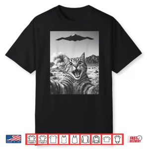 Cat Selfie Funny Operation Epic Fury Cat Meme Shirt