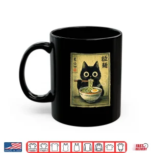 Kawaii Ramen Cat Vintage Japanese Funny Retro Anime Noodle Shirt 3 Mug Kawaii Ramen Cat Vintage Japanese Funny Retro Anime Noodle Shirt