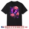 Beautiful Butterfly Purple Rose Butterfly Lovers Gifts Women Shirt