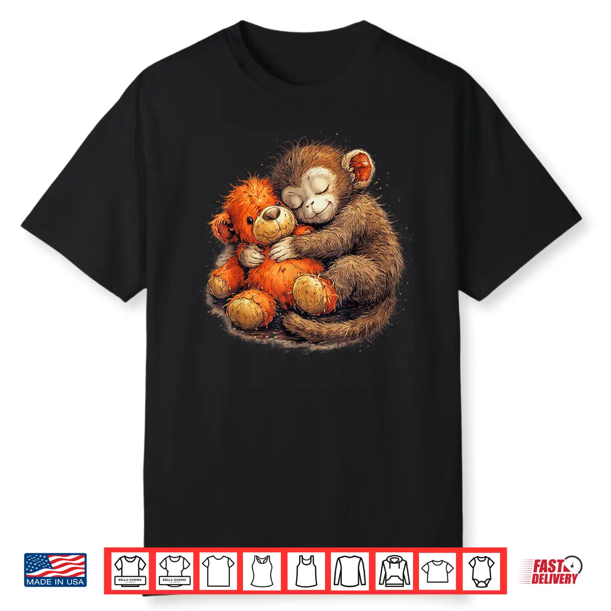 Cute Baby Monkey Punch Team Punch Shirt Cute Baby Monkey Punch Team Punch Shirt