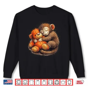 Cute Baby Monkey Punch Team Punch Shirt 2 Sweatshirt Cute Baby Monkey Punch Team Punch Shirt