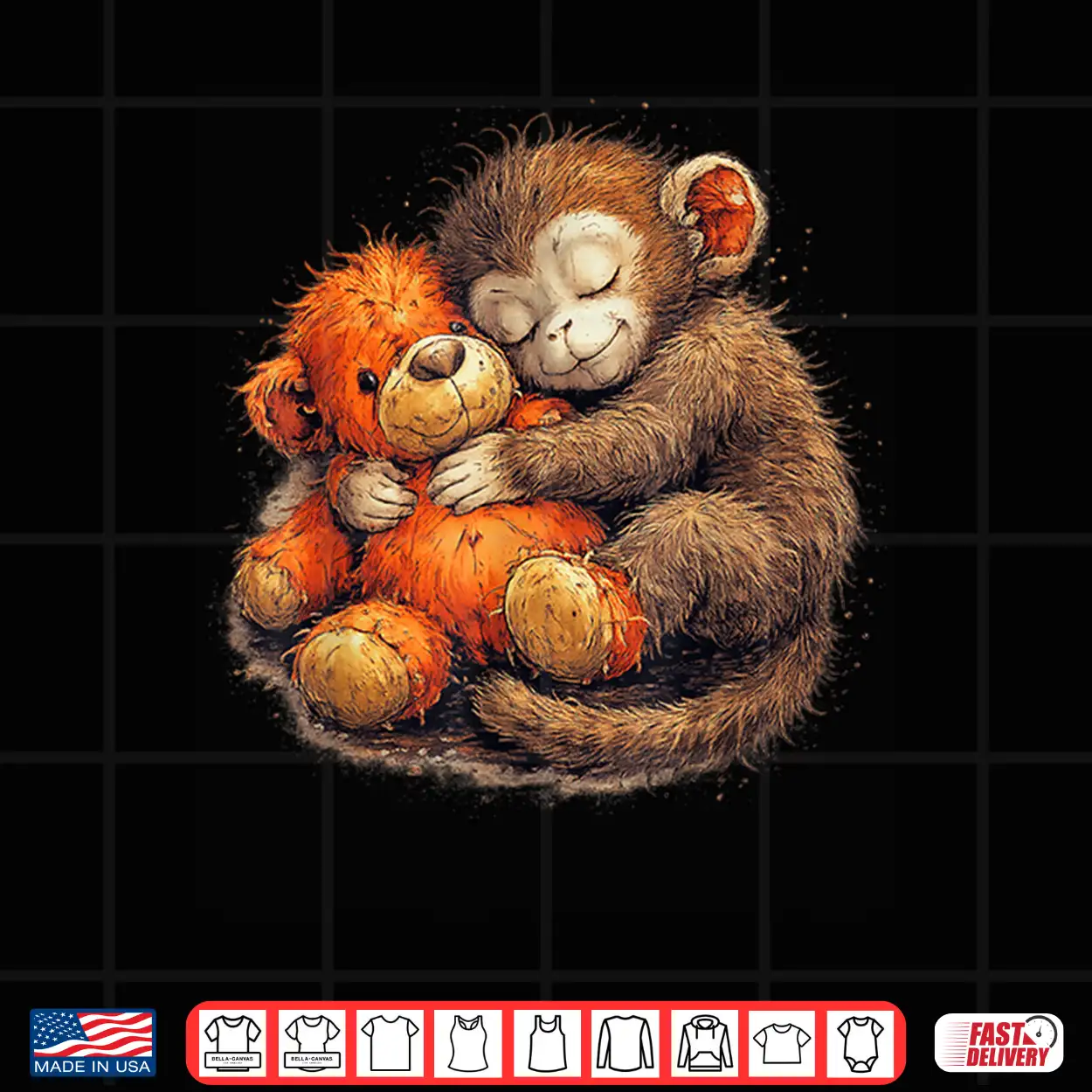 Cute Baby Monkey Punch Team Punch Shirt Cute Baby Monkey Punch Team Punch Shirt