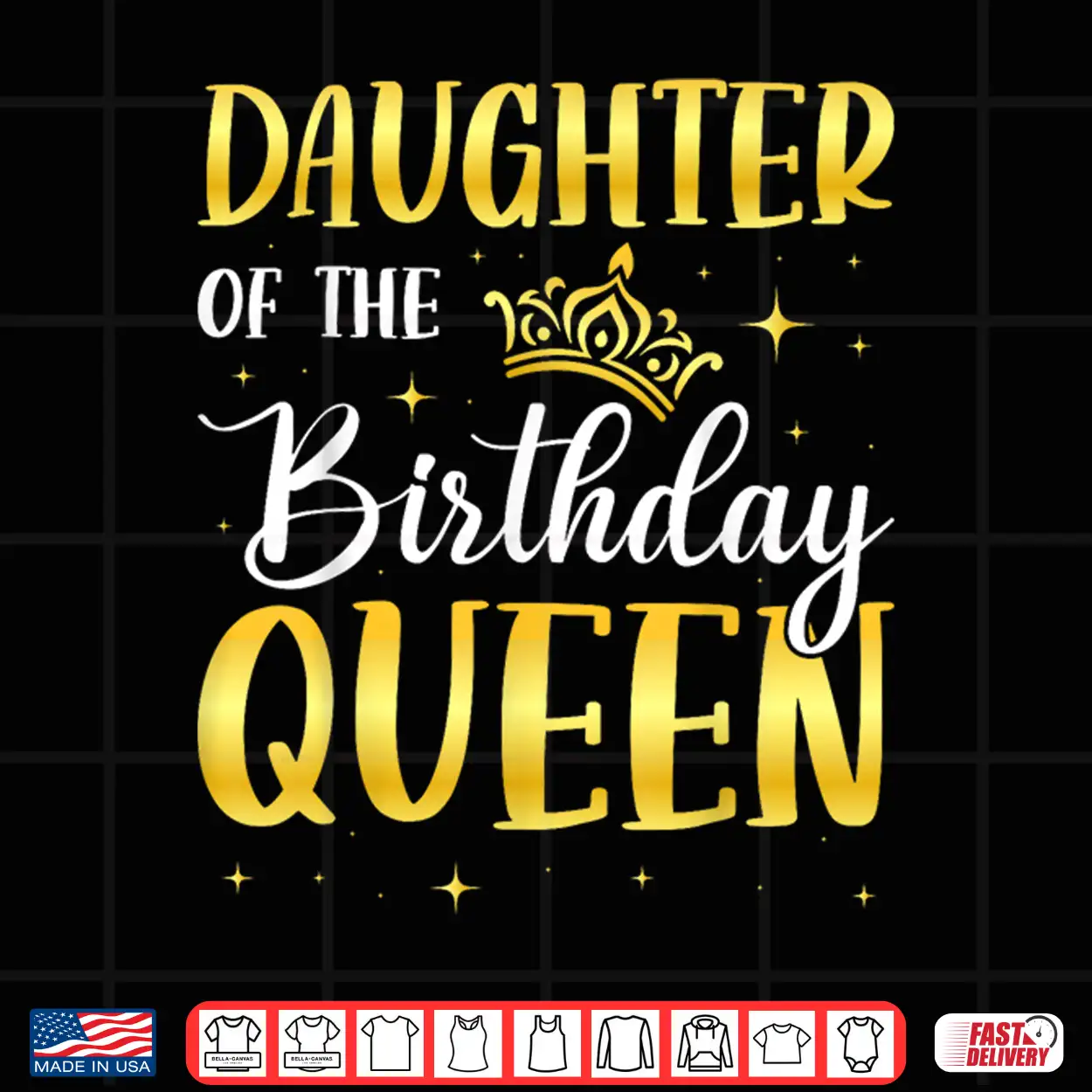 Daughter Of The Birthday Queen Shirt Daughter Of The Birthday Queen Shirt