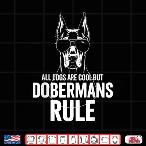 Design Funny Doberman Art for Men Women Kids Doberman Pinscher Shirt