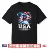 Patriotic American Flag Ice Hockey Gift Hockey Player Fan Shirt