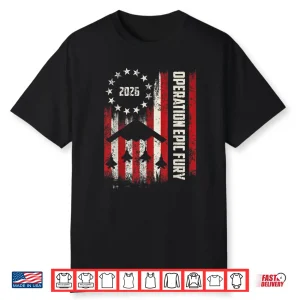 Operation Epic Fury American Flag Shirt