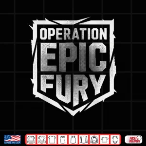 Design Operation Epic Fury Logo Design Shirt