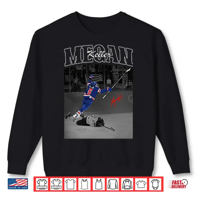 Sweatshirt Megan Keller USA Champion Hockey Shirt