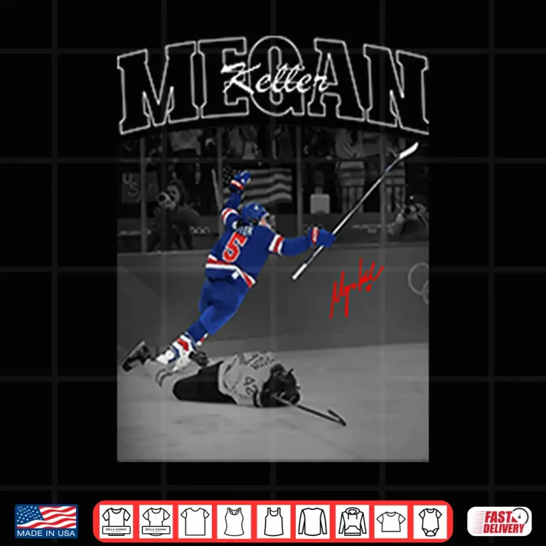 Design Megan Keller USA Champion Hockey Shirt