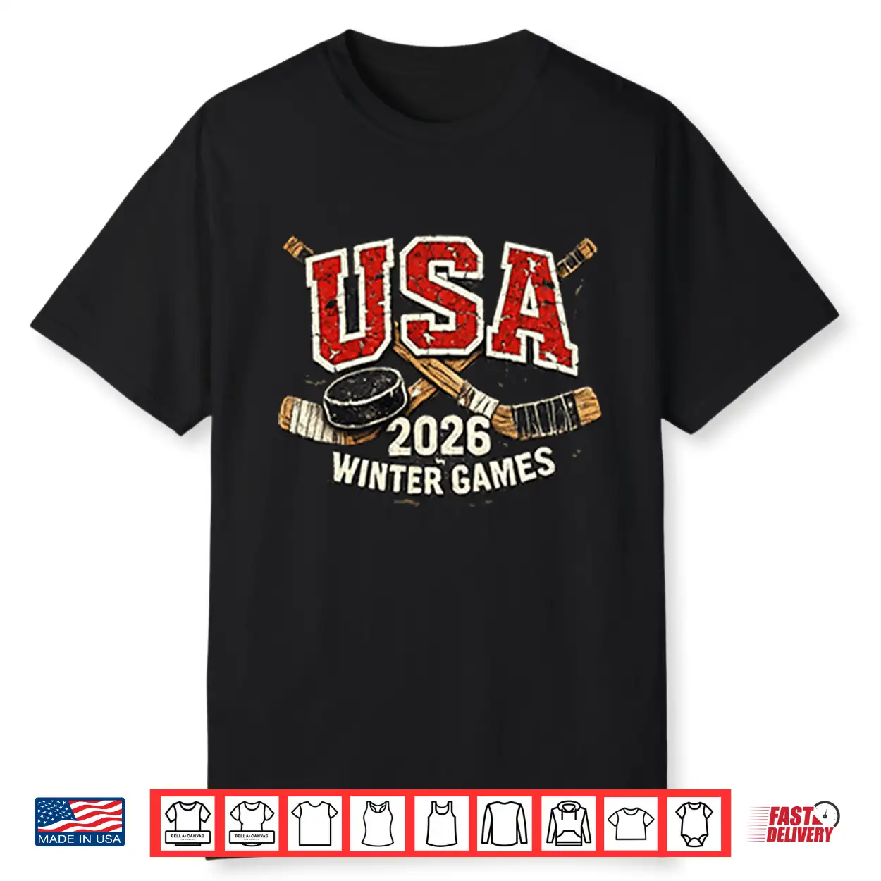 Usa Hockey 2026 Winter Games Shirt Usa Hockey 2026 Winter Games Shirt