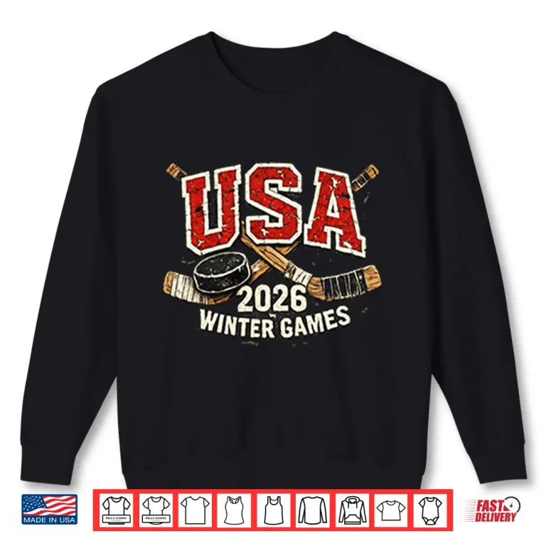 Sweatshirt USA Hockey 2026 Winter Games Shirt