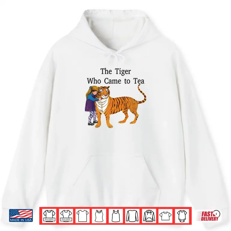 Hoodie Word Book Day The Tiger Who Came To Tea Shirt